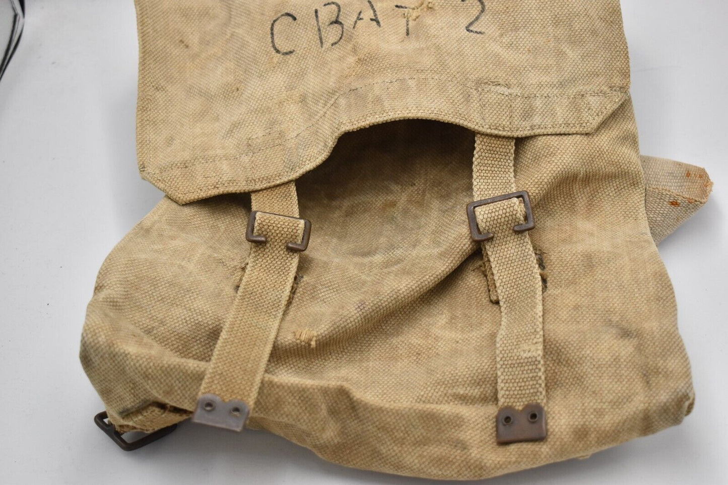 WWI British Army 1908 Pattern 1916 Dated Webbing Large Pack Haversack