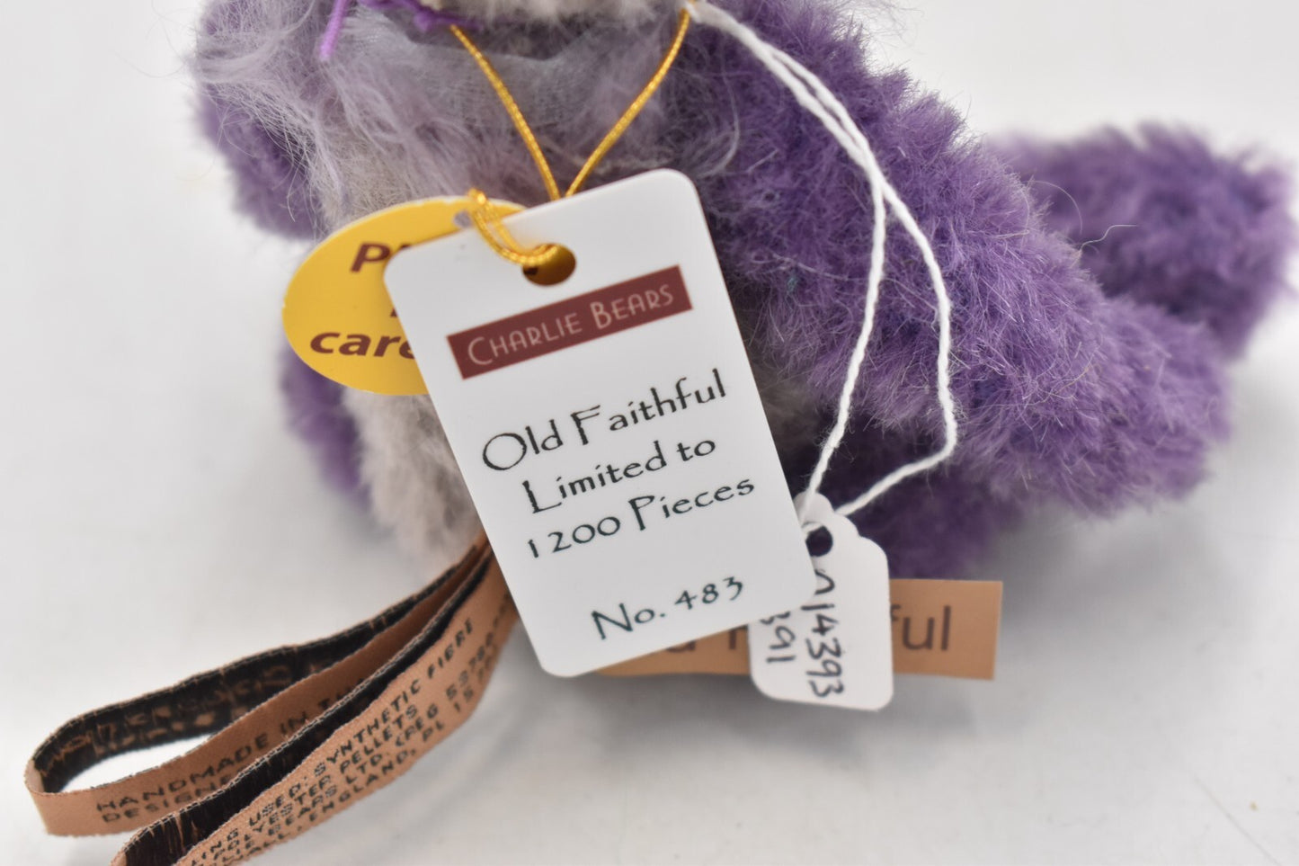 Charlie Bears Old Faithful Minimo Retired Mohair LE 483/1200 Isabelle Lee Tagged
