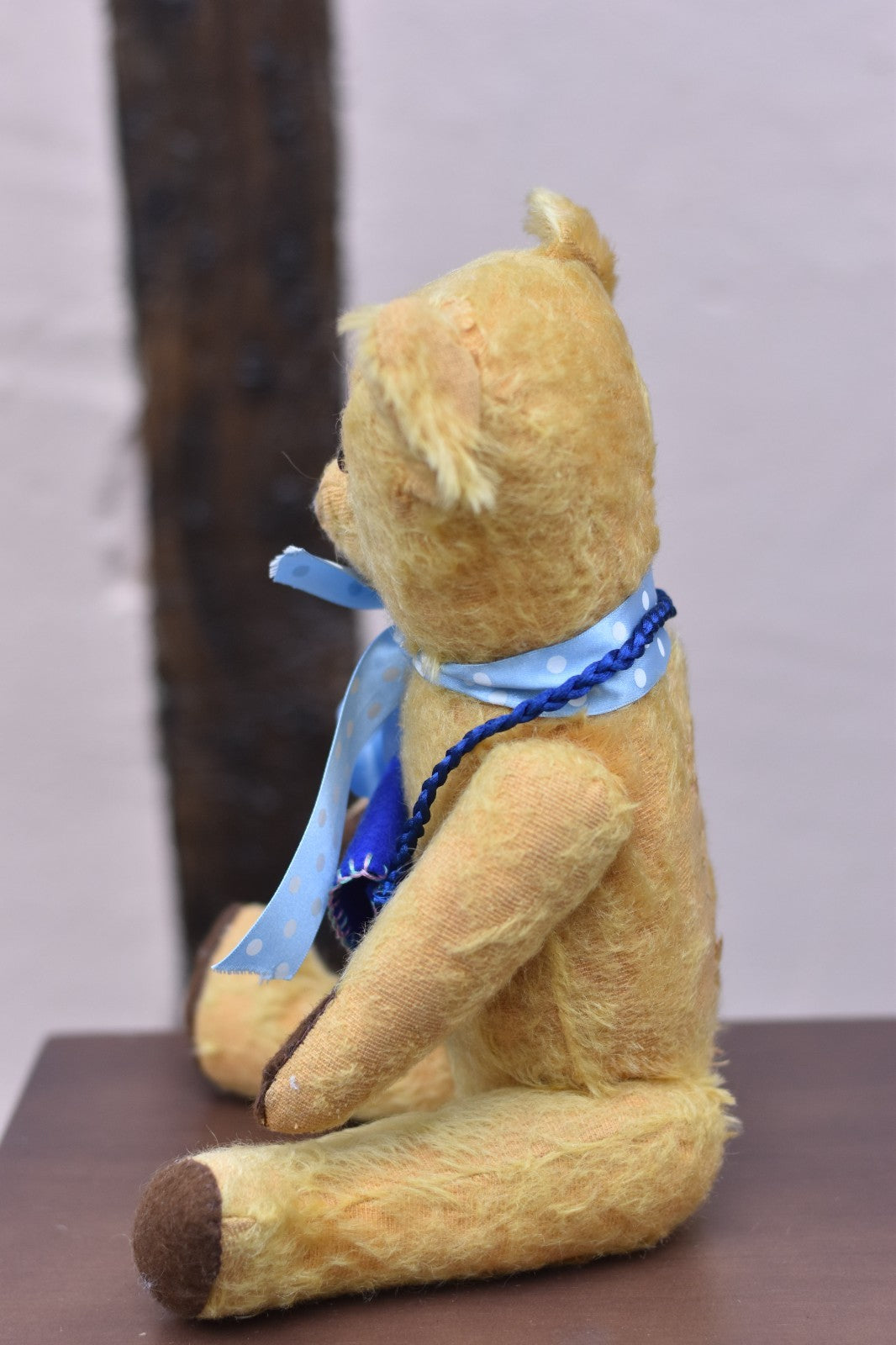 Vintage 1930s Berlex Toys Mohair Teddy Bear 38cm, Jointed, Glass Eyes, Australia