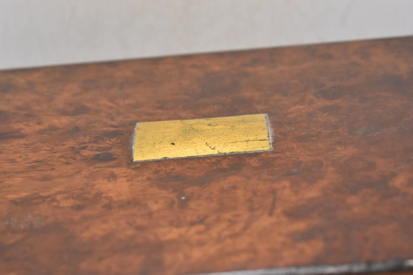 Antique Victorian Burr Walnut Writing Slope – 30x22x16cm