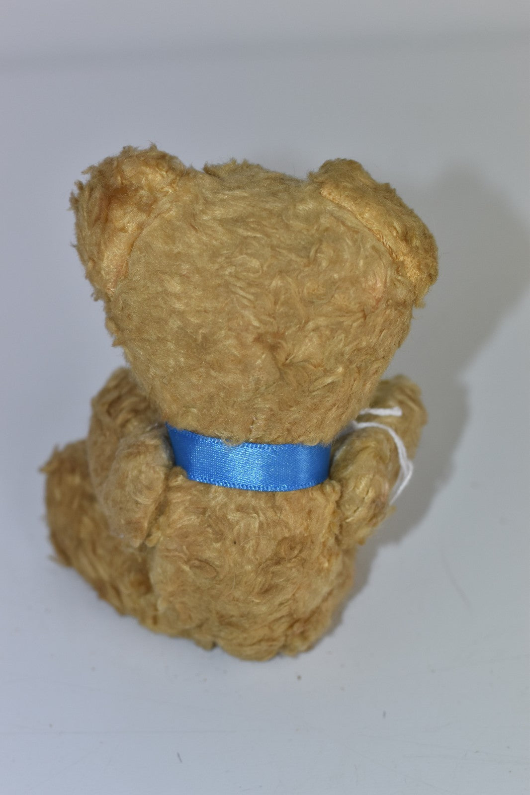 Vintage 1960s European Silk Plush Teddy Bear Jointed Arms & Legs, 15cm
