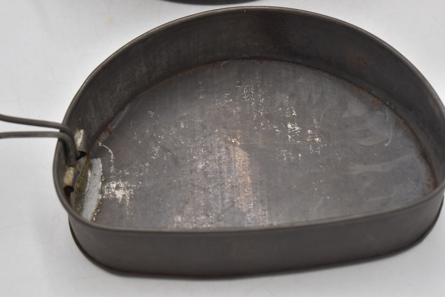 British Army WWI D-Shape Billy Mess Tin – Stamped Uniform Brand