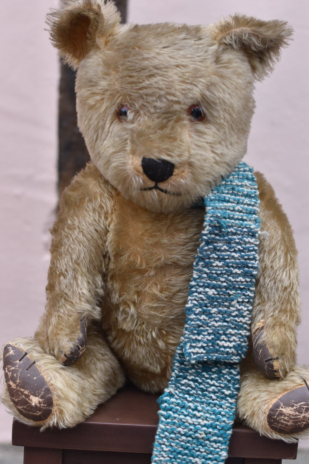 Vintage Chiltern Hugmee Mohair Teddy Bear 65cm, Fully Jointed, Collectible