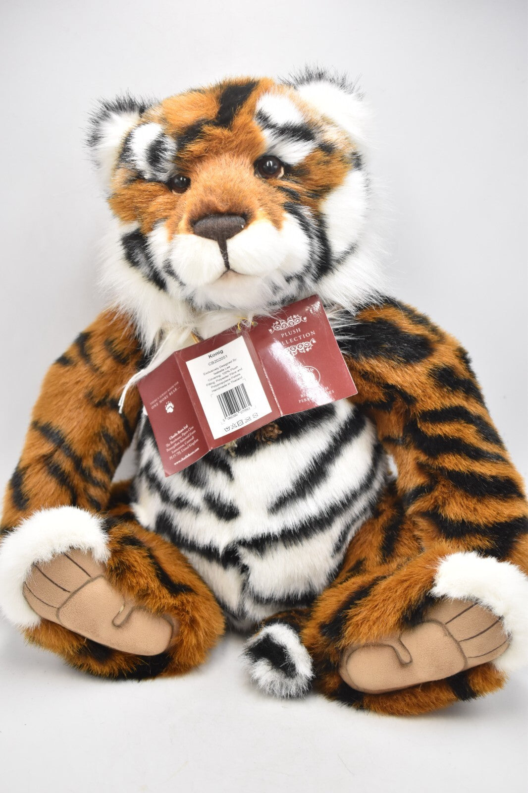 Charlie Bears Konig Tiger Retired Isabelle Lee Tagged