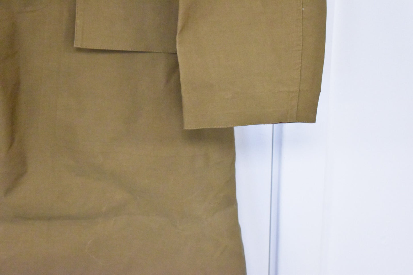 Vintage British Army 1940s Officer’s Raincoat – Broad Arrow Marked – 40" Chest