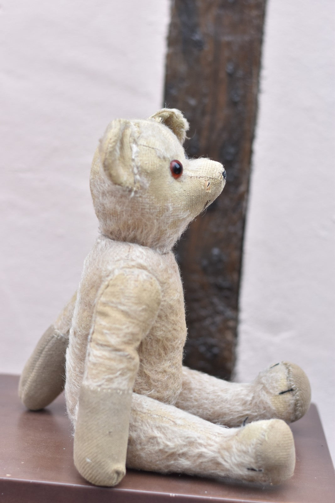 Vintage 1920s English Mohair Teddy Bear 36cm Antique Collectible