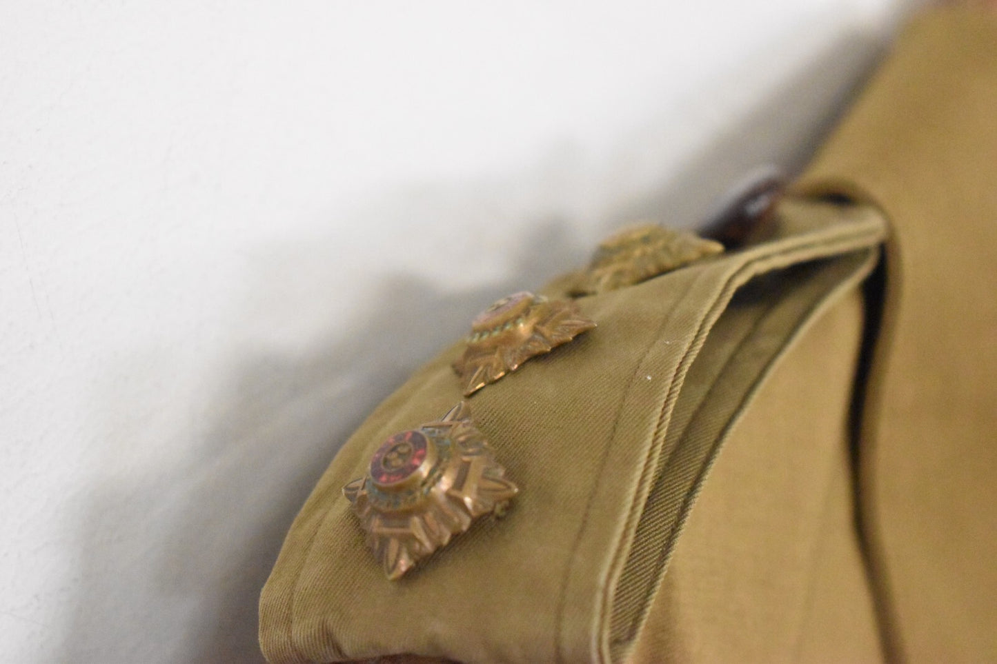 Vintage British Army 1940s Officer’s Raincoat – Broad Arrow Marked – 40" Chest