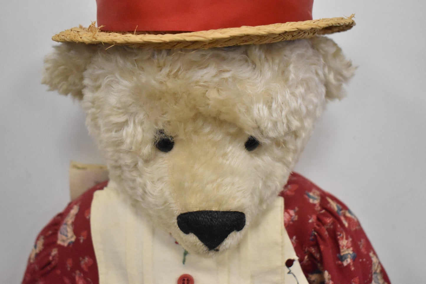 Anita Hill Artist Teddy Bear “Sally Straw” OOAK – Mohair – Fully Jointed – Tags