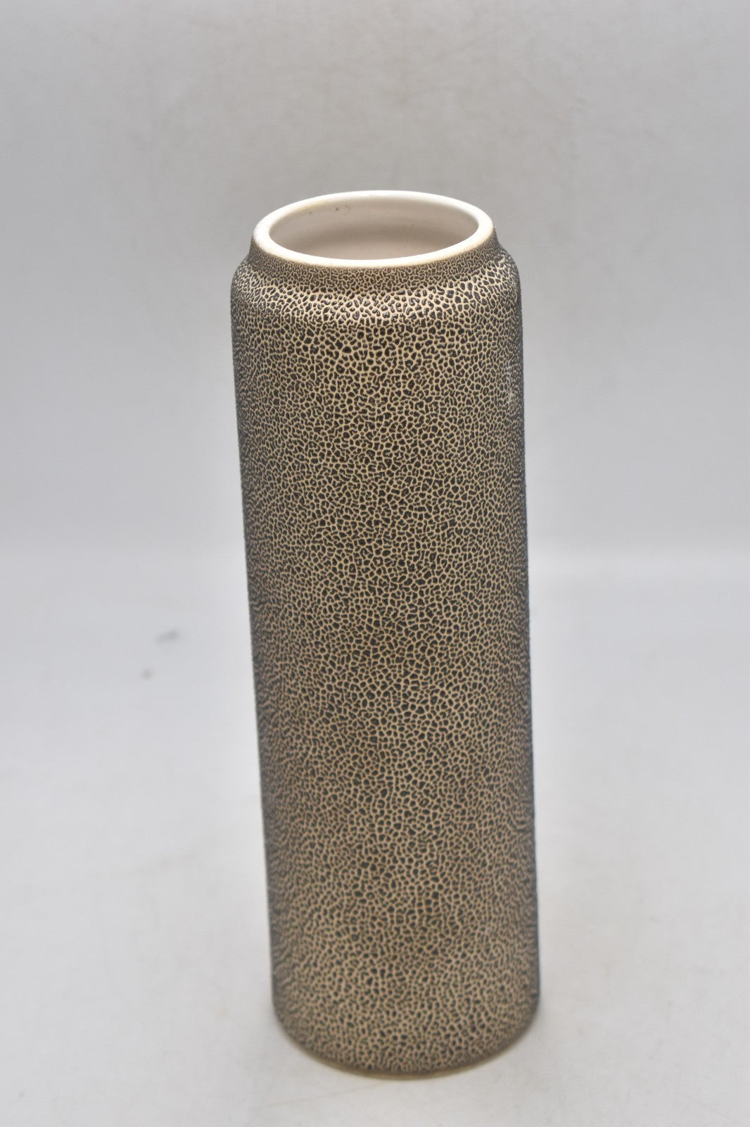 Vintage Studio Pottery Vases x3 East German Style Abstract Speckled
