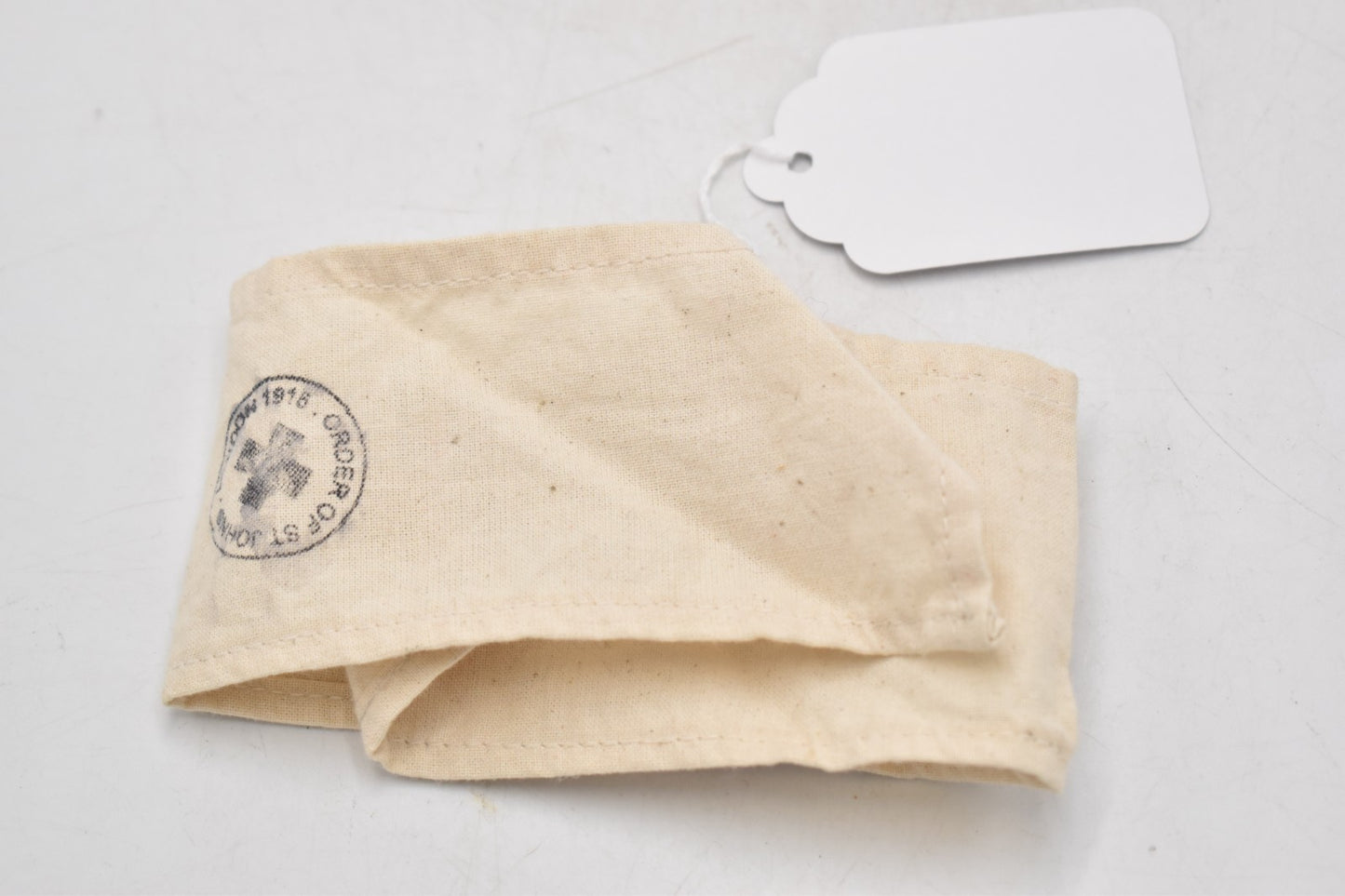 British Army WWI Order of St John Medical Armband – Dated London 1916