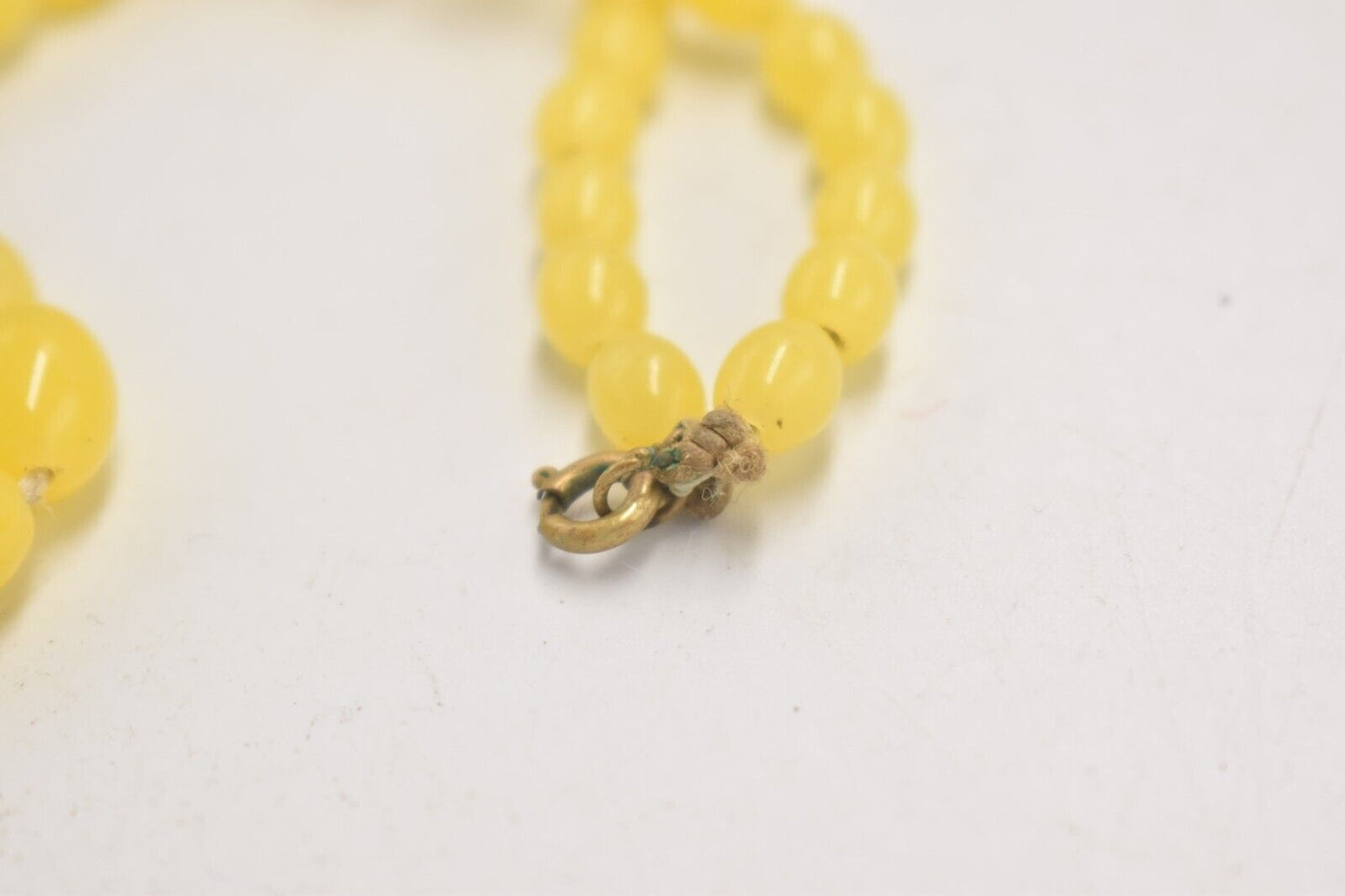 Art Deco Bakelite Butterscotch Amber Egg Yolk Graduated Beaded Necklace – 60cm