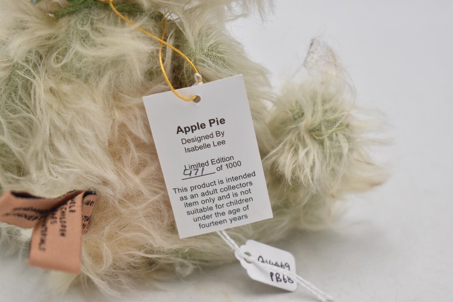 Charlie Bears Apple Pie Minimo Ltd Ed 471/1000 Mohair Tagged
