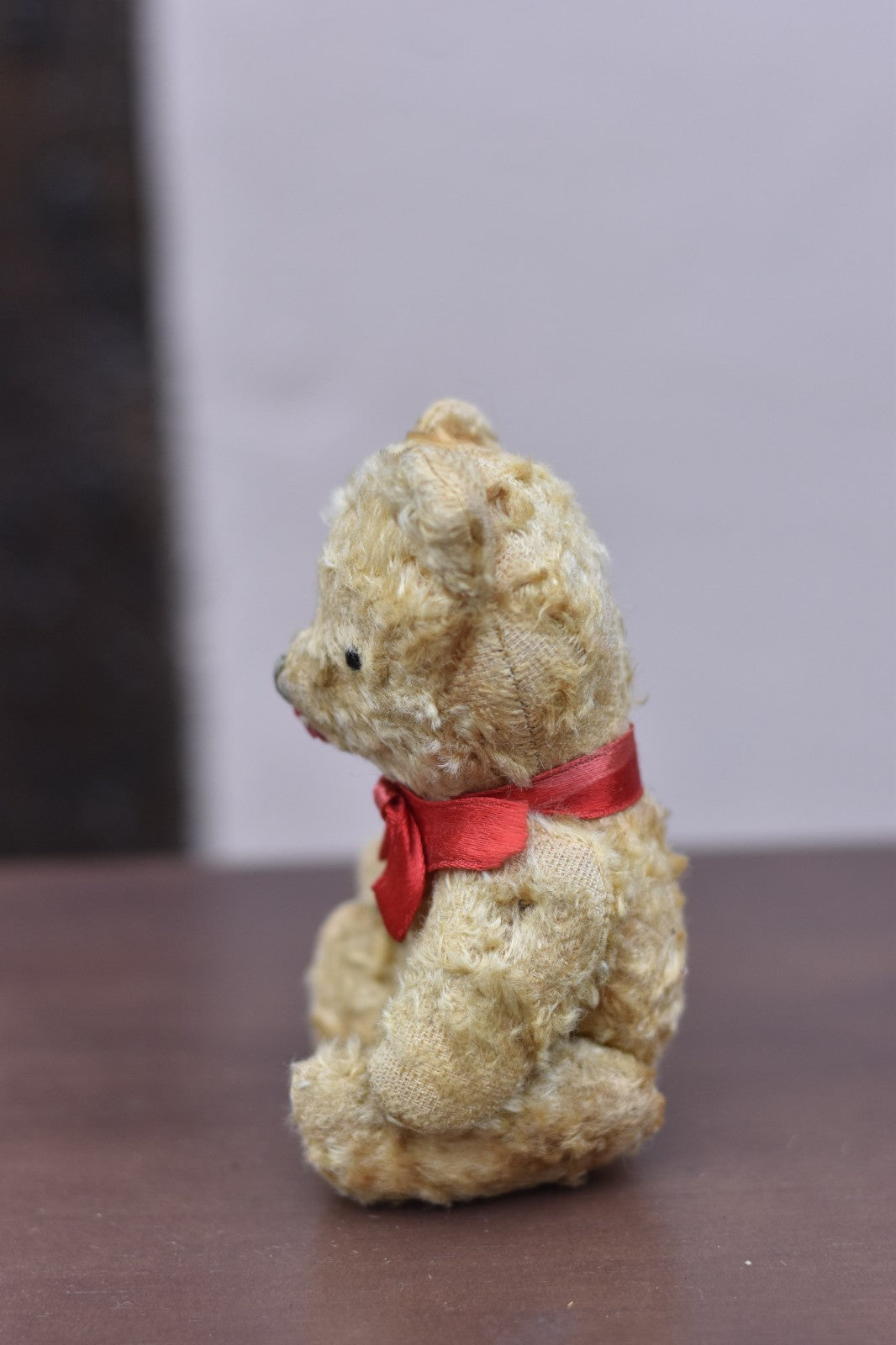 Vintage 1960s European Silk Plush Teddy Bear 16cm, Collectible