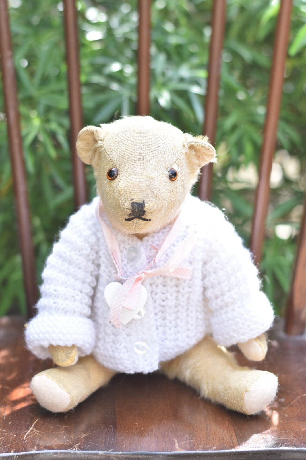 Vintage 1930s Merrythought Bingie Mohair Teddy Bear 32cm