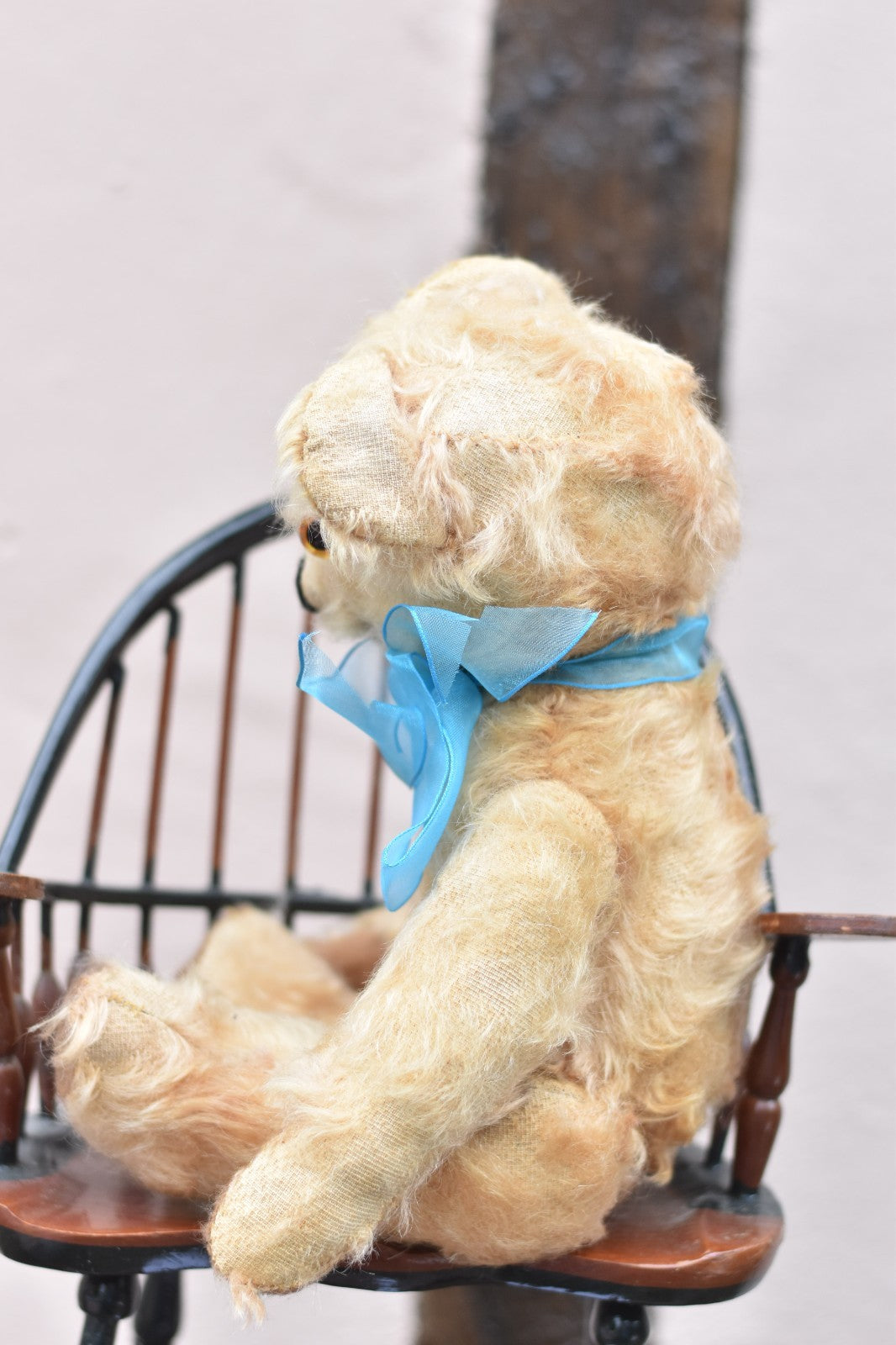 Vintage 1930s Merrythought Mohair Teddy Bear 35cm, Fully Jointed, Glass Eyes
