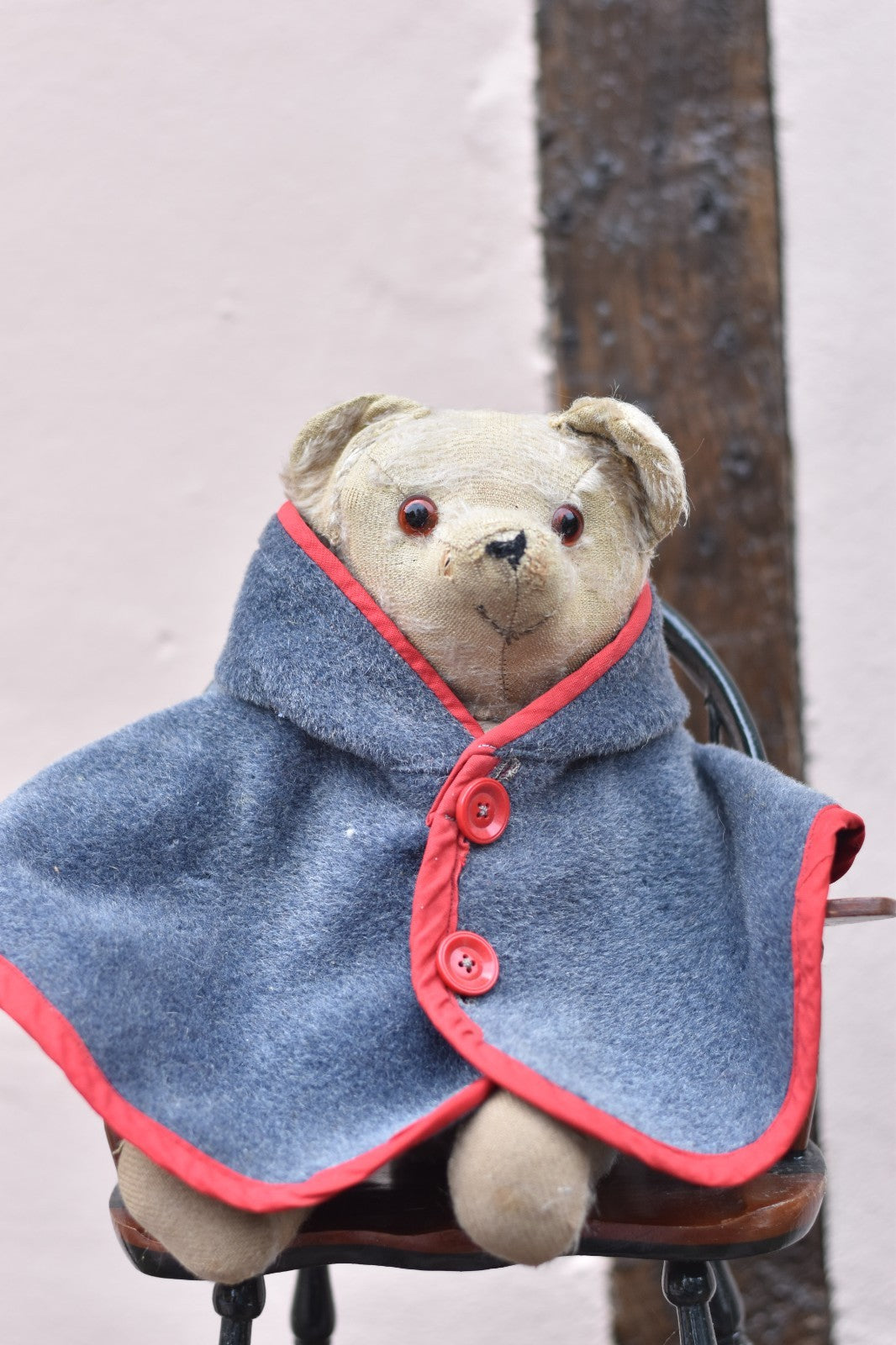 Vintage 1920s English Mohair Teddy Bear 36cm Antique Collectible