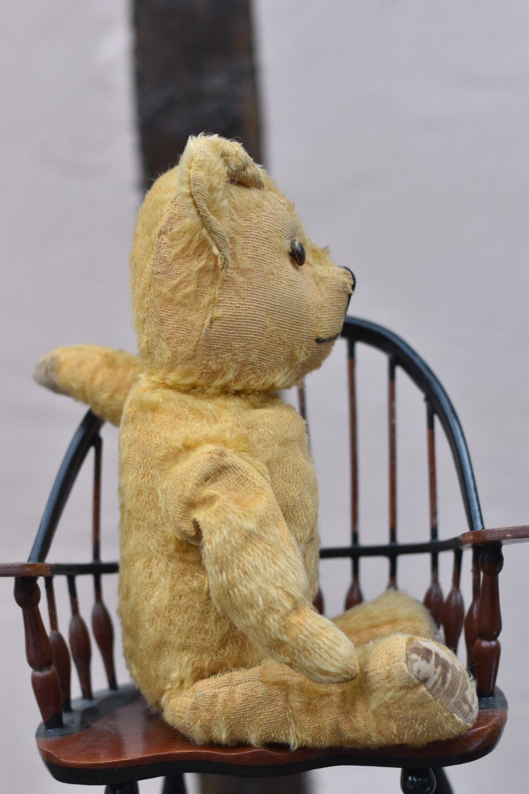 Vintage 1950s Deans Rag Book Co Mohair Teddy Bear 40cm