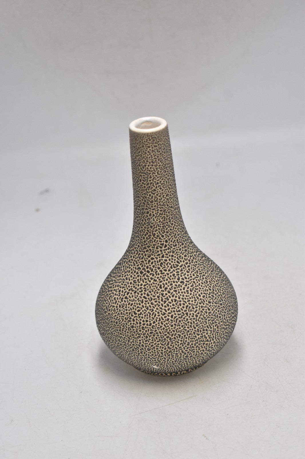 Vintage Studio Pottery Vases x3 East German Style Abstract Speckled