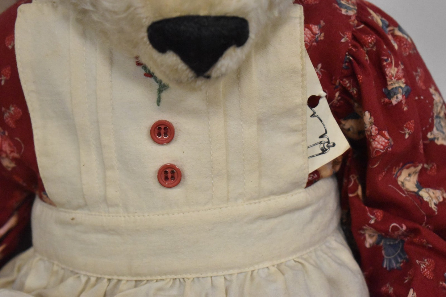 Anita Hill Artist Teddy Bear “Sally Straw” OOAK – Mohair – Fully Jointed – Tags