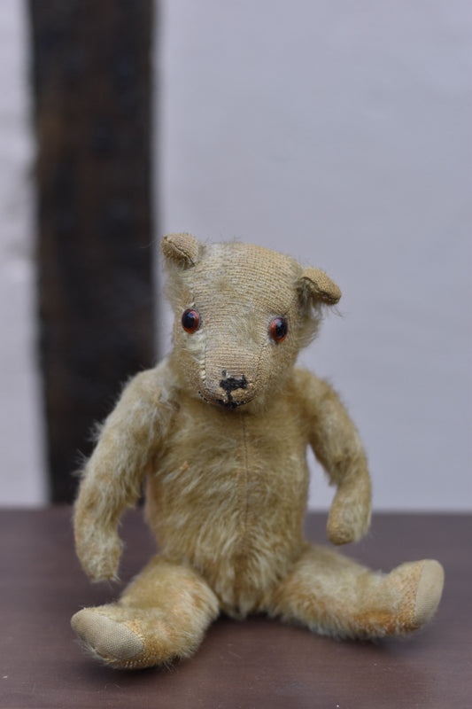 Vintage 1930s Merrythought Mohair Teddy Bear 24cm, English Collectible
