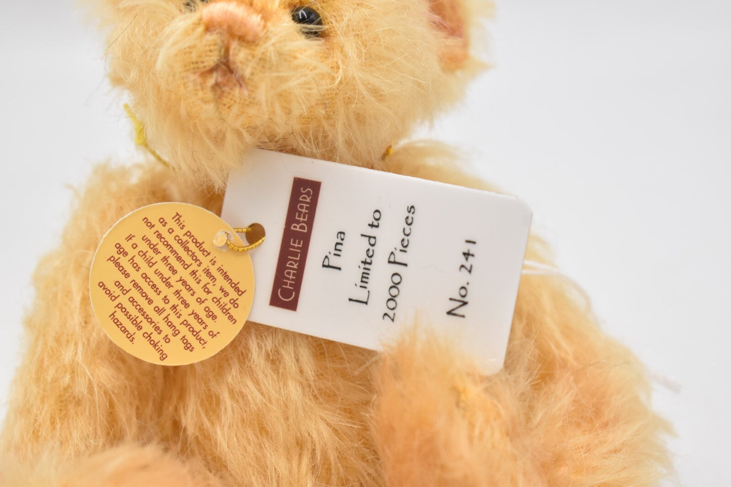 Charlie Bears Minimo Pina – Retired Ltd Ed #241/2000 – Isabelle Lee – Tagged