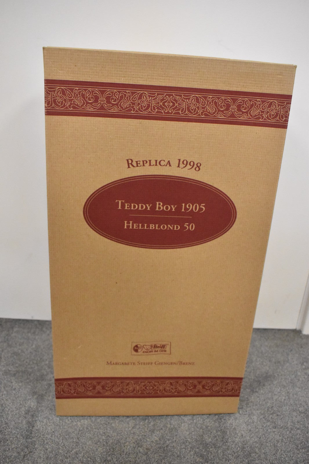 Steiff Teddy Boy Bear Replica 1905 – Limited Edition #1981/6000 – 404320 – Boxed