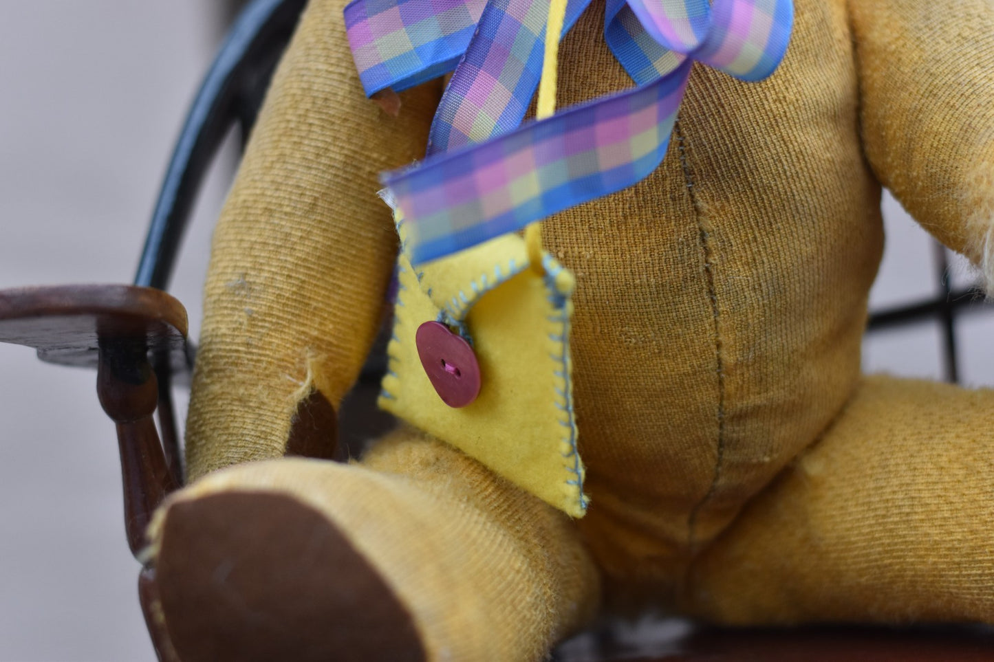 Vintage 1940s Chad Valley English Mohair Teddy Bear 40cm