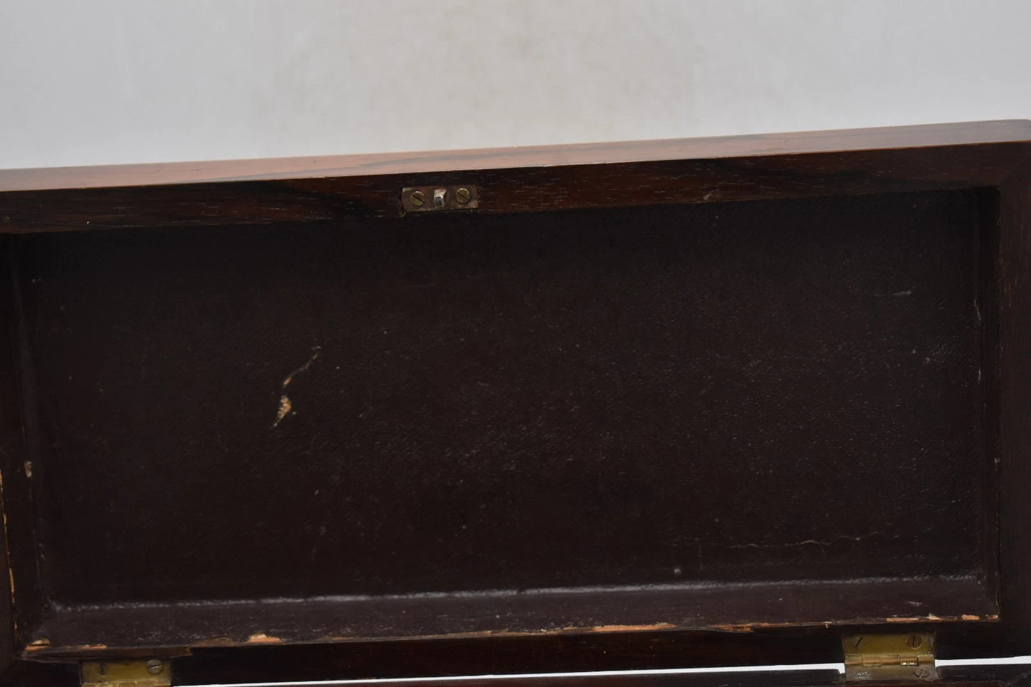 Antique Victorian Rosewood Tea Caddy Sarcophagus Box – 31x14x15cm