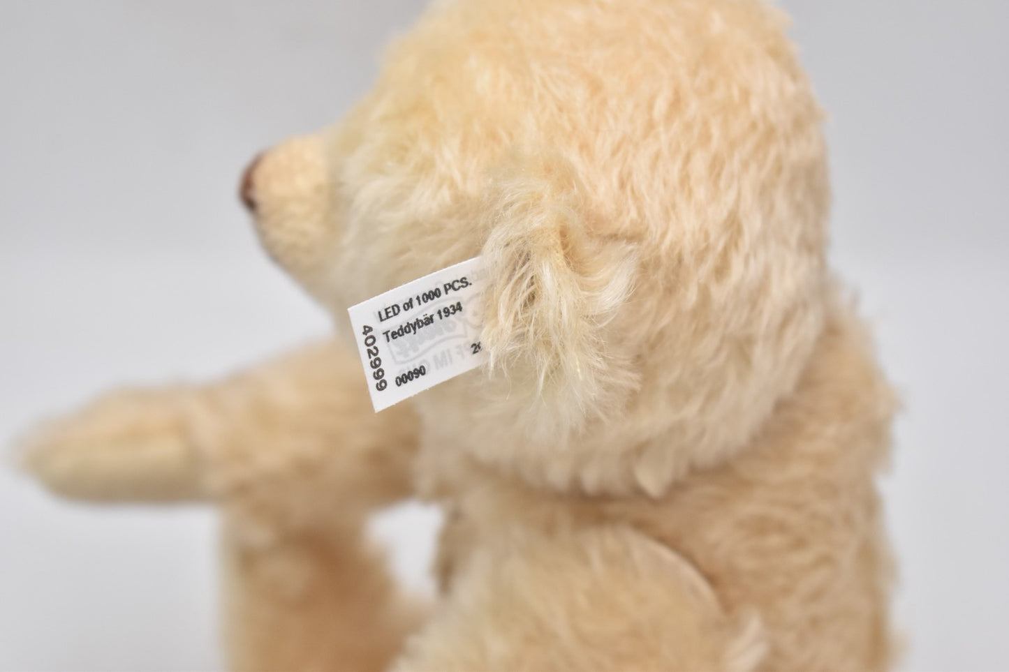 Steiff 2012 Teddy Bear Replica 1934 – 402999 – Limited Edition #90/1000 – Mohair