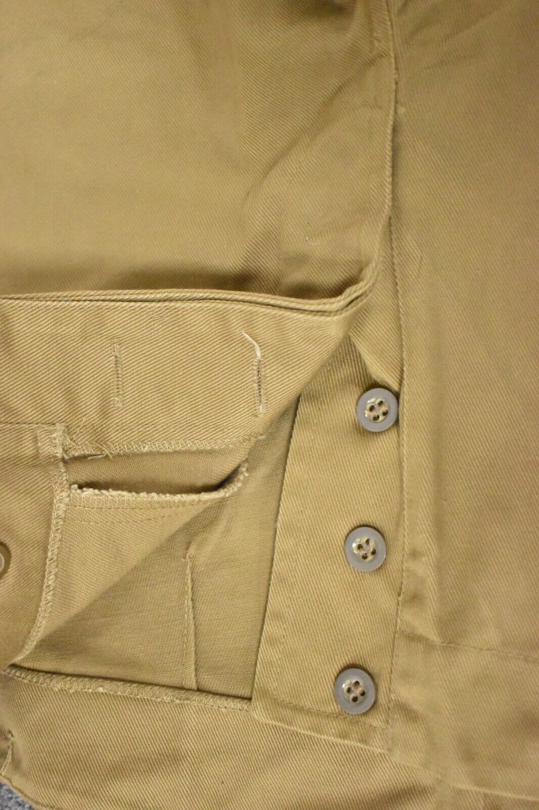 Angels The Costumiers WWII British Military Khaki Drill Trousers – 32" Waist