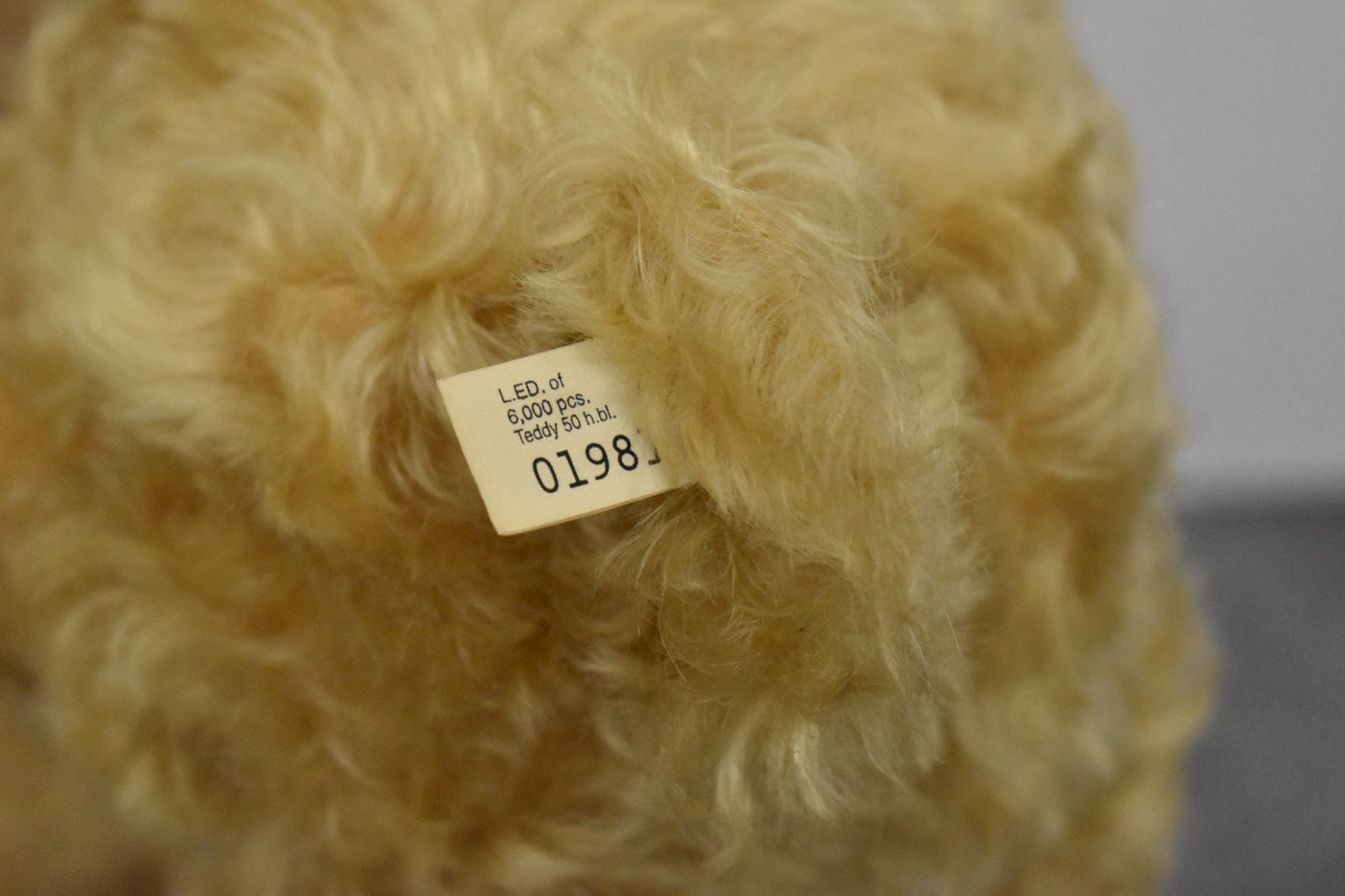 Steiff Teddy Boy Bear Replica 1905 – Limited Edition #1981/6000 – 404320 – Boxed