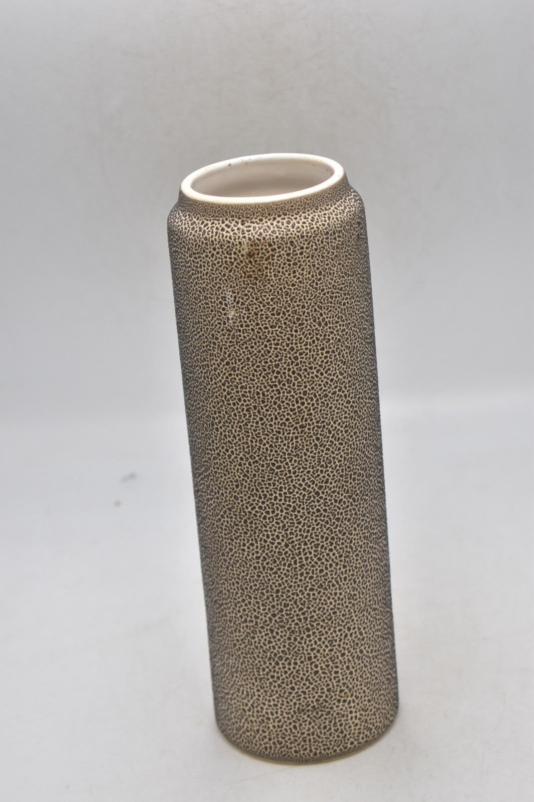 Vintage Studio Pottery Vases x3 East German Style Abstract Speckled