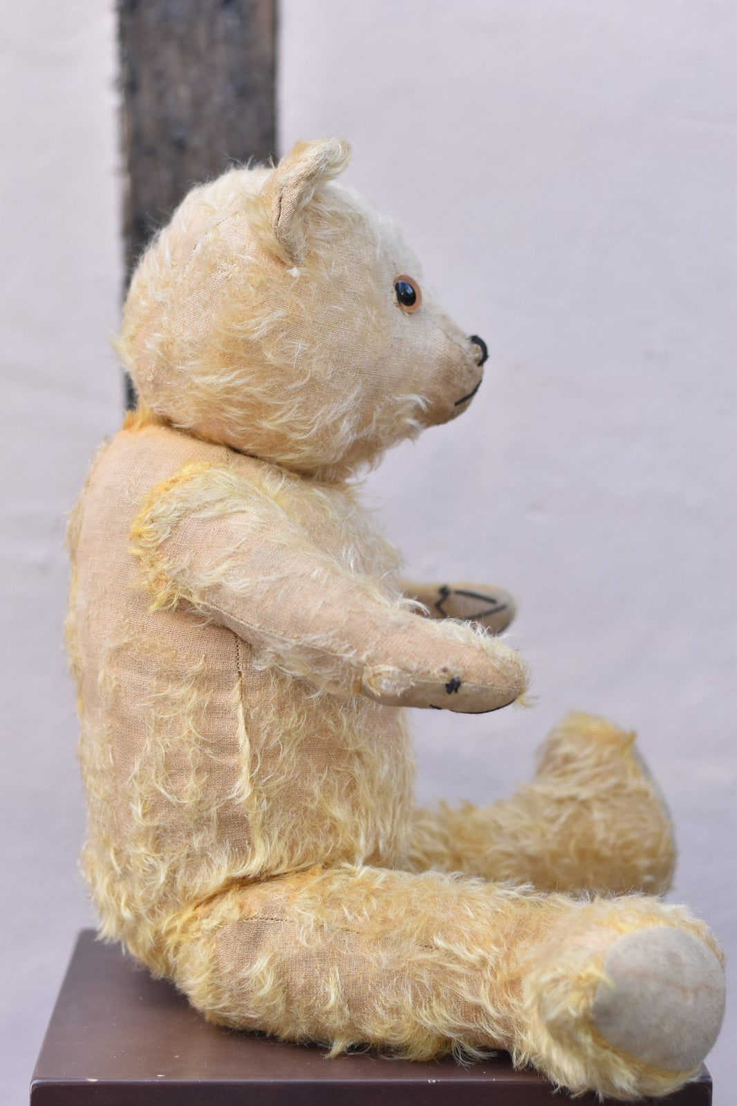 Vintage 1930s Alpha Farnell Mohair Teddy Bear 56cm Collectible Antique