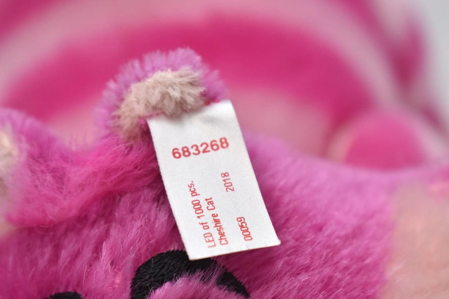 Steiff Disney Cheshire Cat 683286 Limited Edition 59/1000 Mohair Retired Boxed