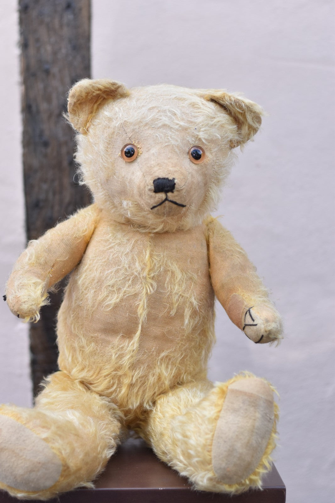 Vintage 1930s Alpha Farnell Mohair Teddy Bear 56cm Collectible Antique
