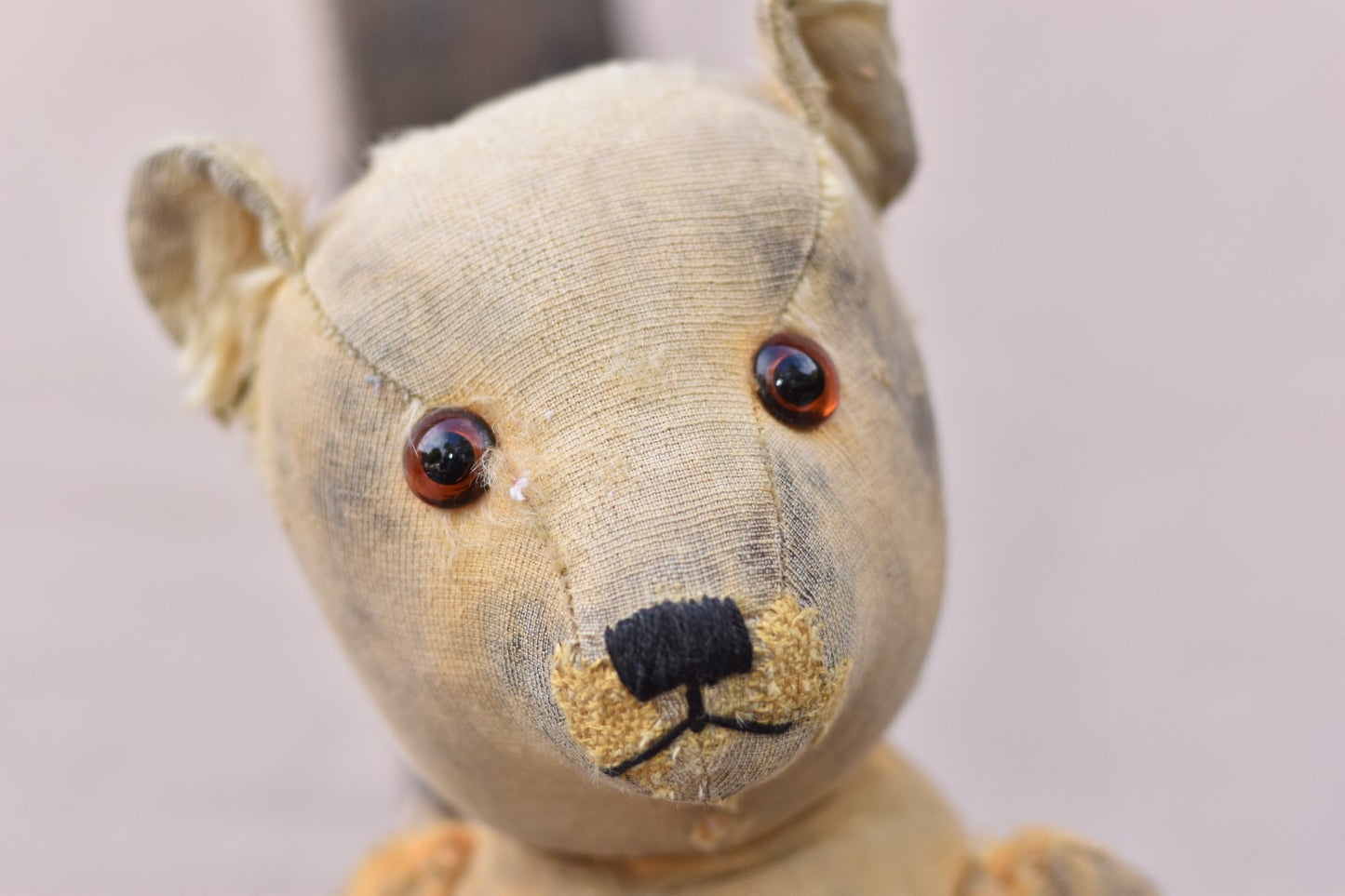 Vintage 1930s Chiltern Hugmee Mohair Teddy Bear 52cm, Working Growler
