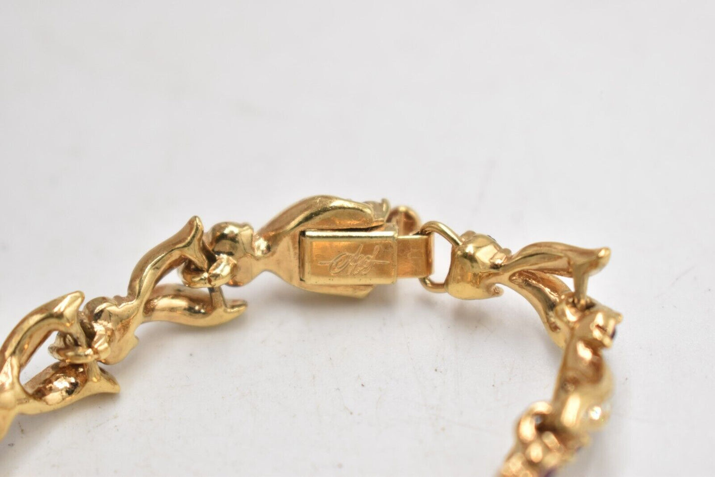 Vintage Attwood & Sawyer Swarovski Crystal Amethyst Windermere Bracelet