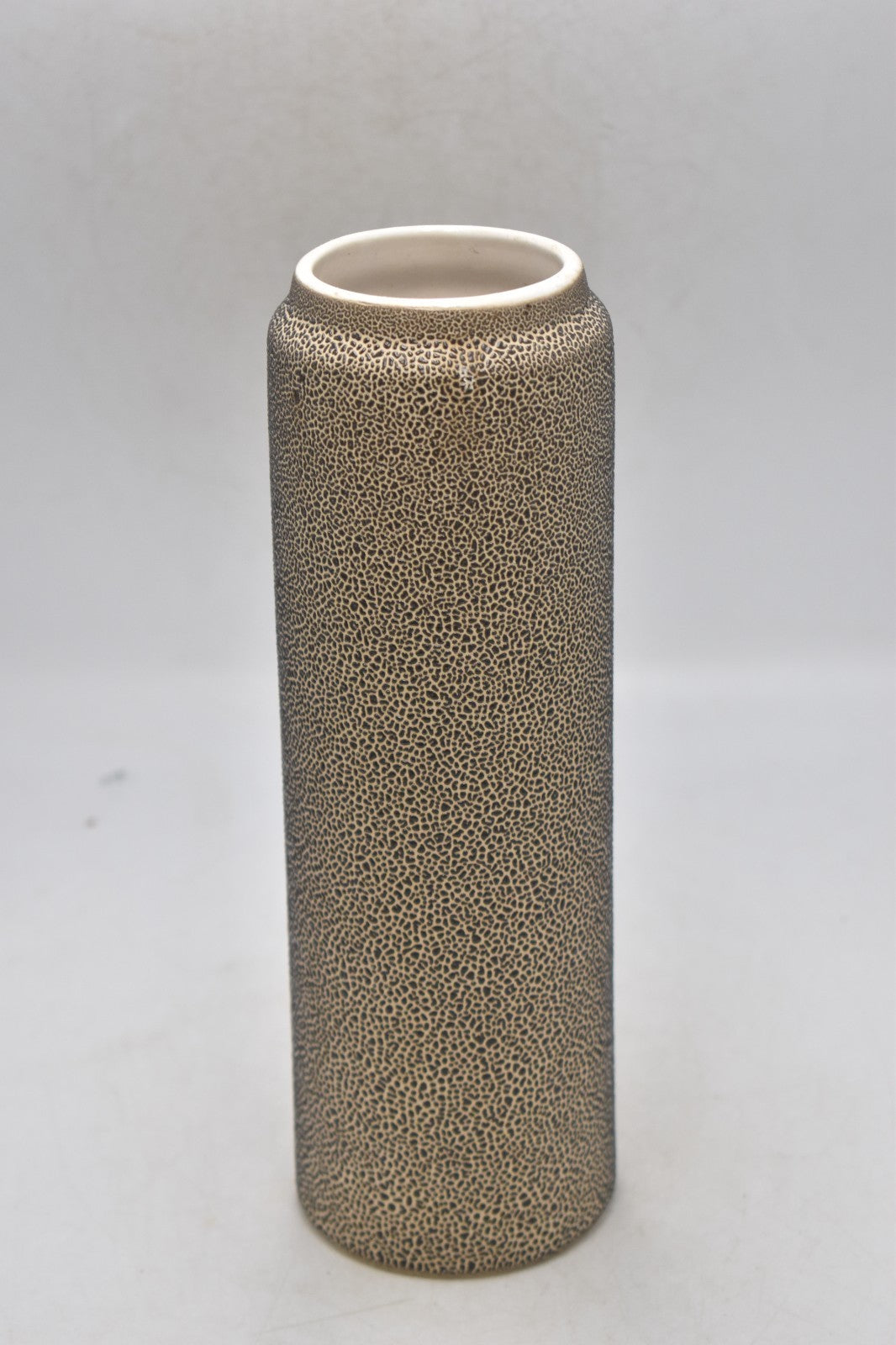 Vintage Studio Pottery Vases x3 East German Style Abstract Speckled