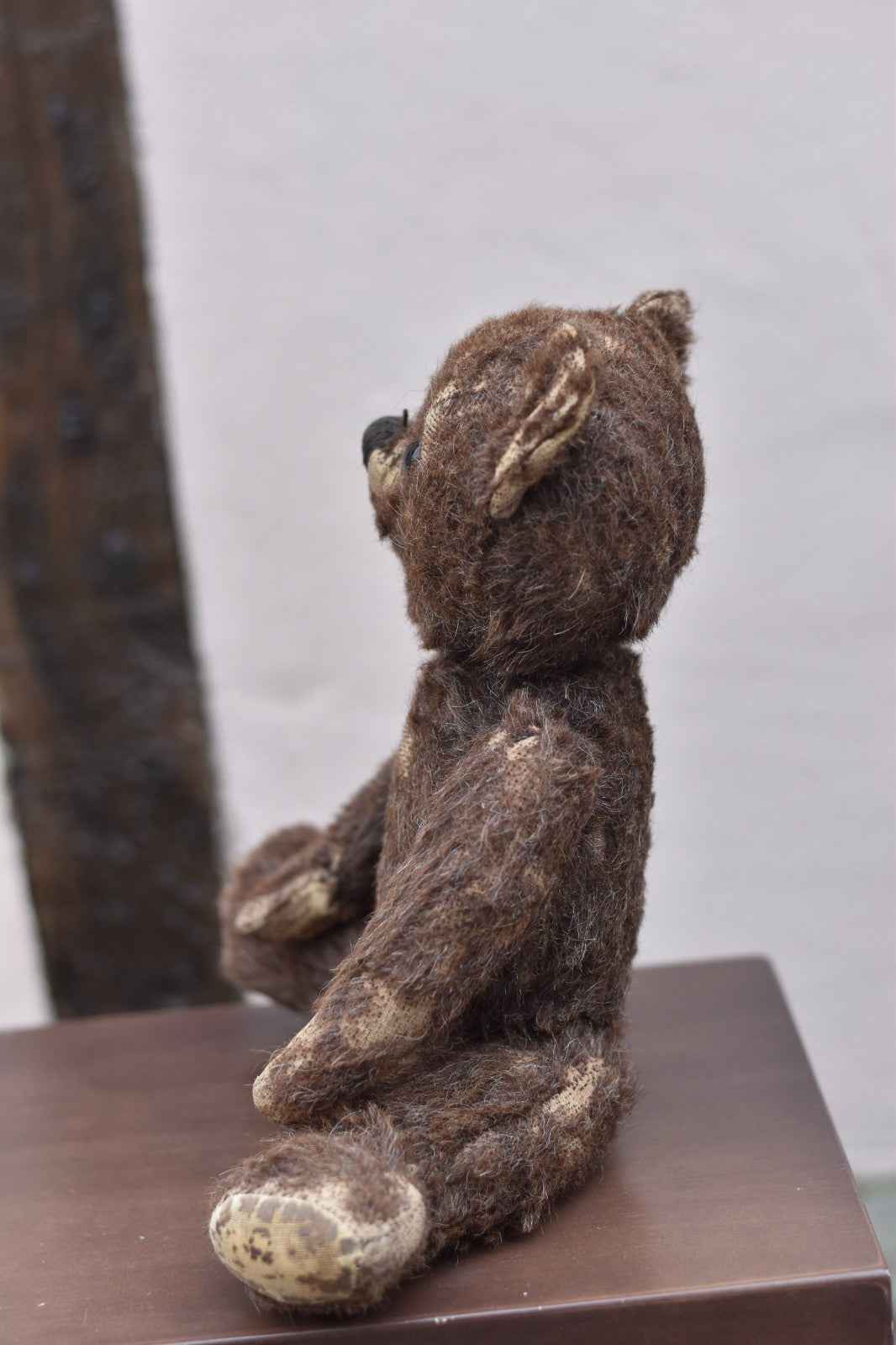 Vintage 1960s Chad Valley Alpaca Teddy Bear 35cm, Dark Brown