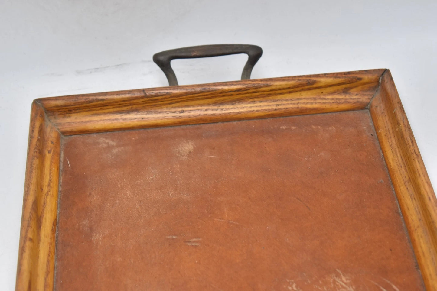 Antique Vintage Large Oak Wooden Serving Tray – Tea Tray, 42x26cm