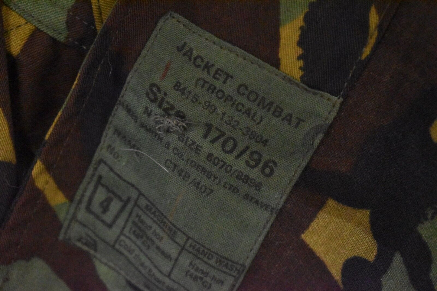 British Army Combat Tropical Jungle Shirt Jacket (42" Chest)