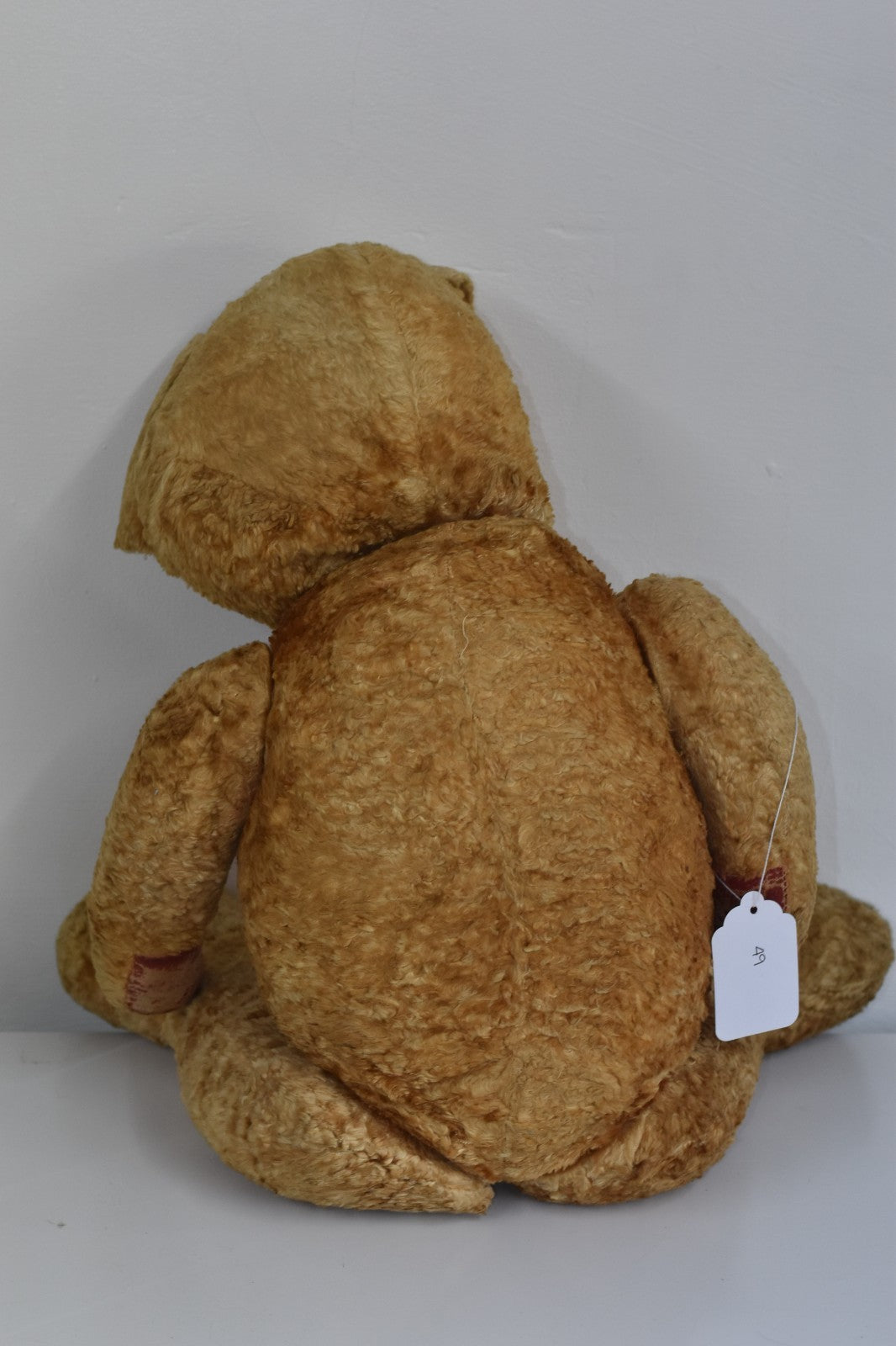Vintage 1950s European Silk Plush Extra Large Teddy Bear 70cm