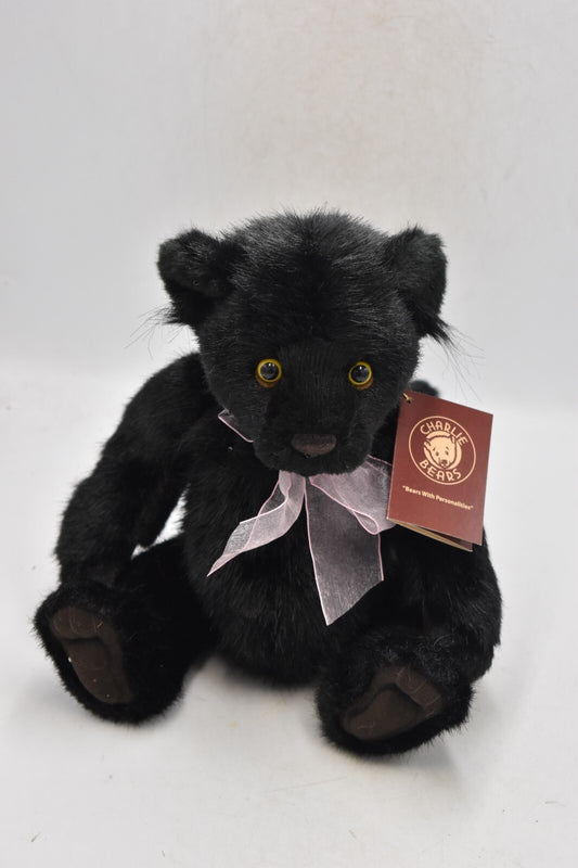 Charlie Bears Chica Black Panther Retired Isabelle Lee Tagged
