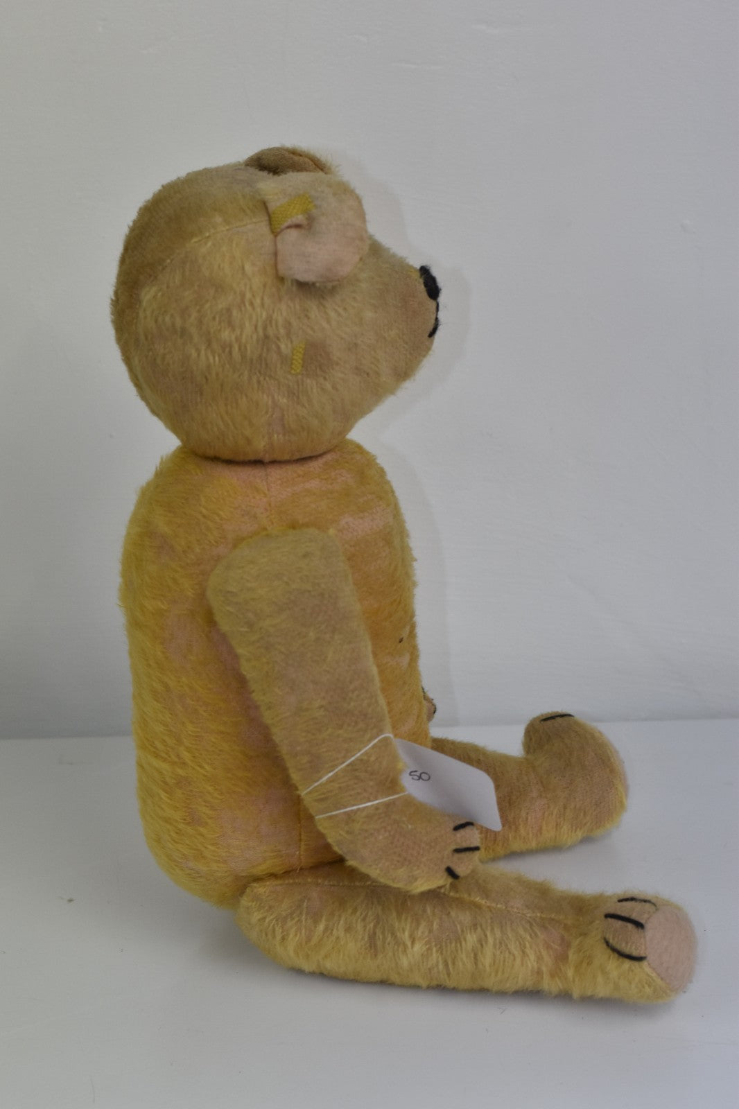 Vintage 1940s English Mohair Teddy Bear 60cm